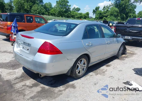 2006 Honda Accord Ex из США, поврежденный, VIN 1HGCM56706A153405